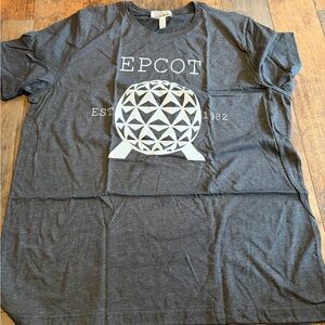 NWT Disney Epcot gray shirt sleeve shirt size 2x